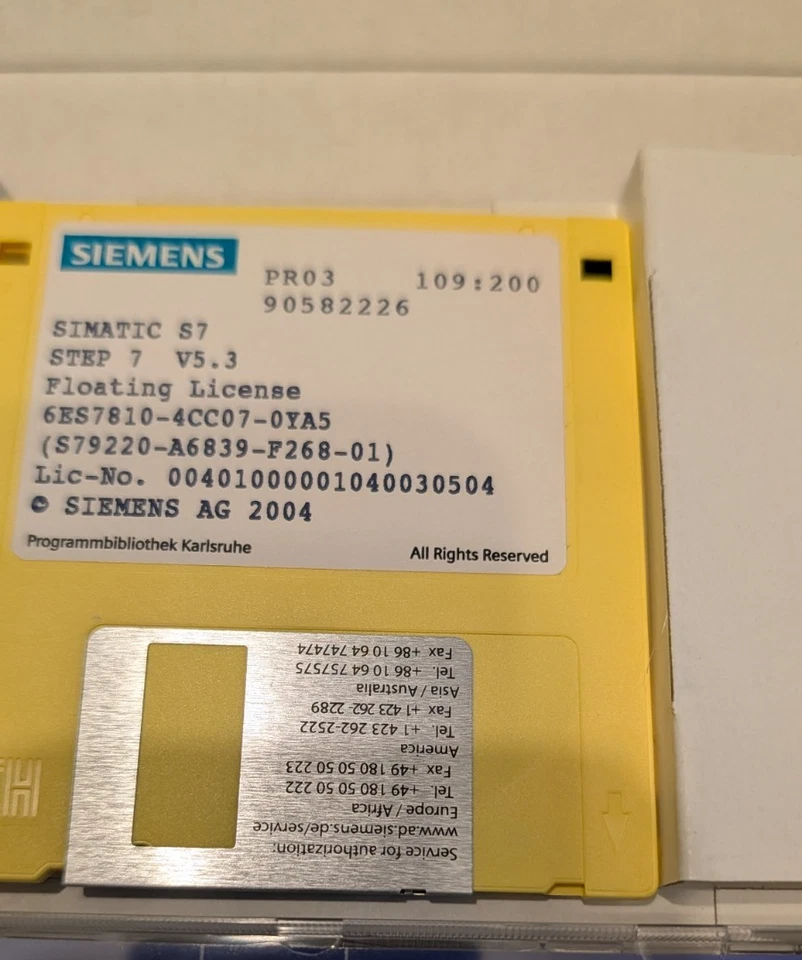 Software Simatic Siemens Step S7 V5.3 - Bild 3 von 4