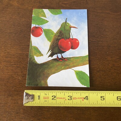 Postcard Art Birds Cherries Tree Shoes Rudi Hurzlmeier Germany Lot