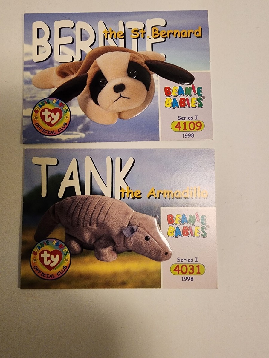 Set of 8 TY Trading Cards TY Beanie Babies Series 1 BBOC TY
