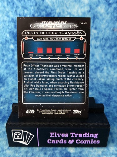 Star Wars: Galactic Files 2018 BLUE Parallel SINGLE Non-Sport Trading Card Topps - Picture 240 of 294