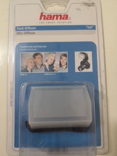 Hama Photo Blitzdiffusor Flash Diffusor Uni Inkl. Klettband - Bild 1 von 2