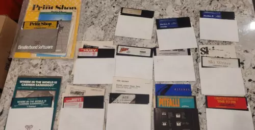 Lot of 11 Commodore 64 Games + Programs on 13 Disks, C64/128 TESTED
