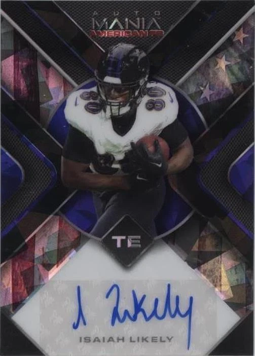 2022 Wild Card Auto Mania American Football Isaiah Likely #AMA-TR39