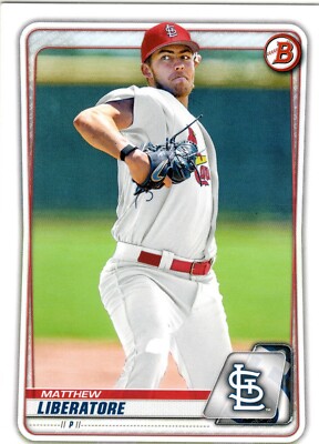 Matthew Liberatore St. Louis Cardinals 2020 Bowman Draft Card
