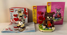 Lot of (2) LEGO Sets 40201 and 40462 VALENTINE'S DAY - 100% COMPLETE with boxes