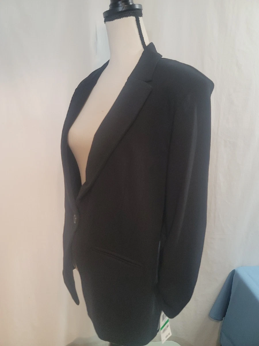 Style & co knit blazer sale