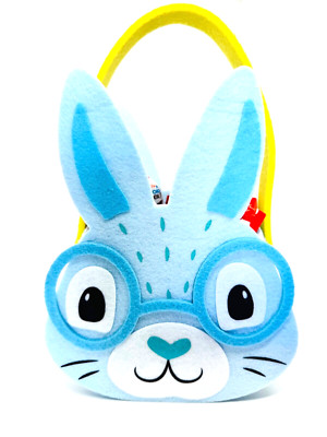 Ferrero KINDER Chocolate GIFT Easter Basket 1ct. BLUE BUNNY-FREE SHIPPING
