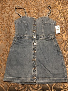 guess denim dress womens
