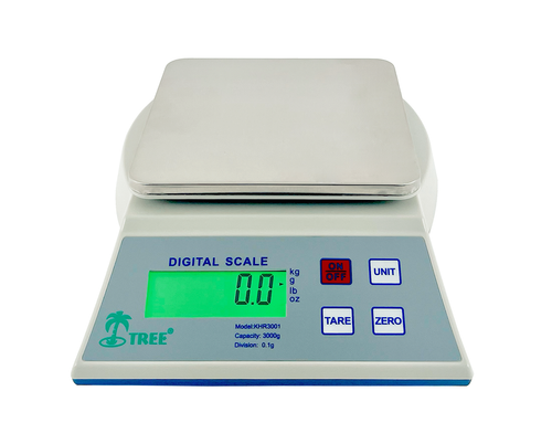 Tree KHR 3001 Digital Kitchen Scale 3000g x 0.1g Table Top Loader AC Adapter - 第 3/7 張圖片