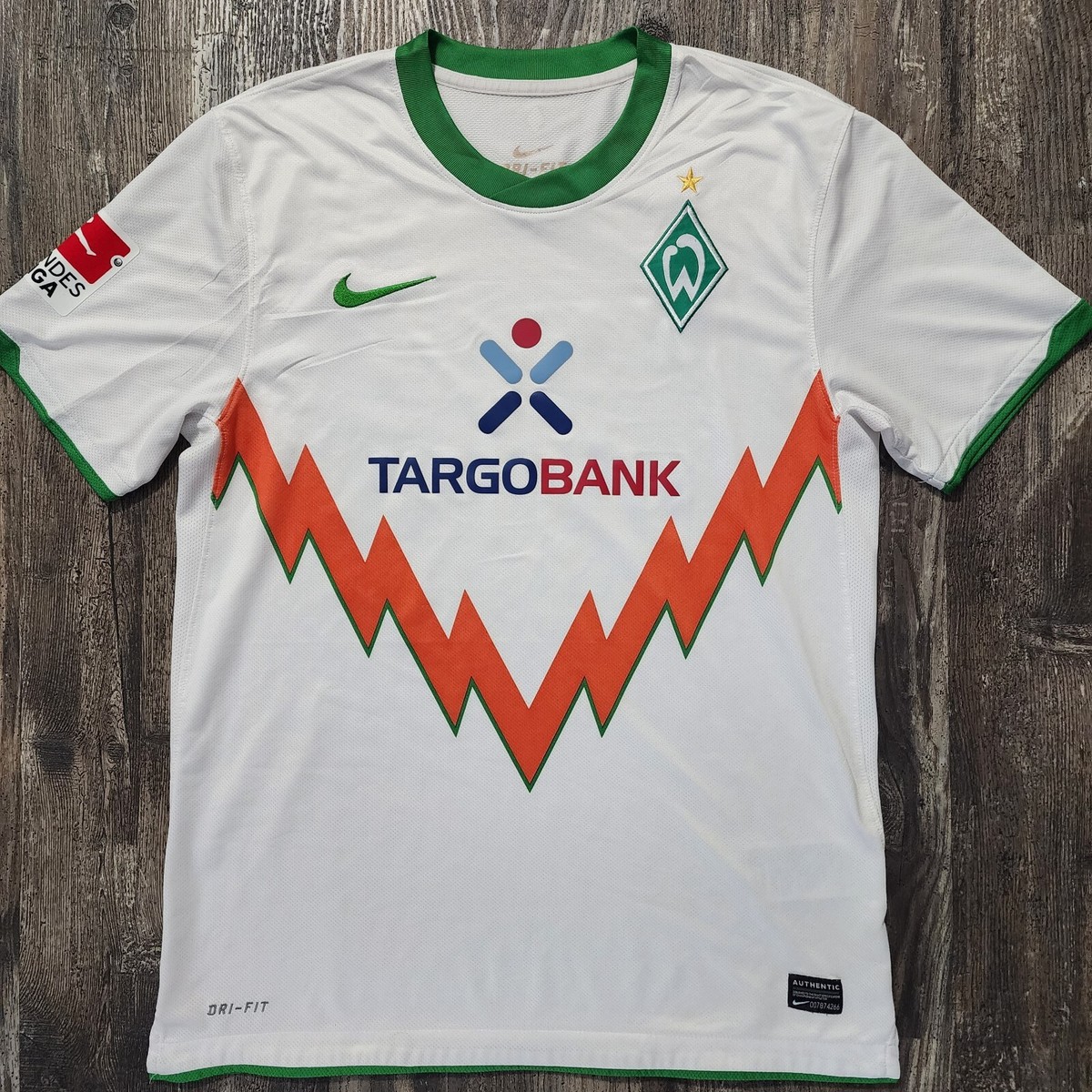 Werder Bremen Nike ピステ支給品 2009-10 Werder Bremen Home Shirt - 6/10 - (M)