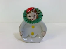 Vintage Clown Pierrot Small Ashtray, Made in Japan