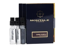 MONTALE PARIS DARK PURPLE EDP 2.0ml .06fl oz x 3 PERFUME SPRAY SAMPLES