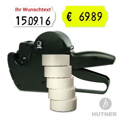 SET Jolly C6 Preisauszeichner inkl. 5 Rollen Etiketten 26x12 WR