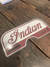 Indian License Plate Topper Vintage Reproduction Vintage Indian License Plate Topper Vintage Reproduction Vintage