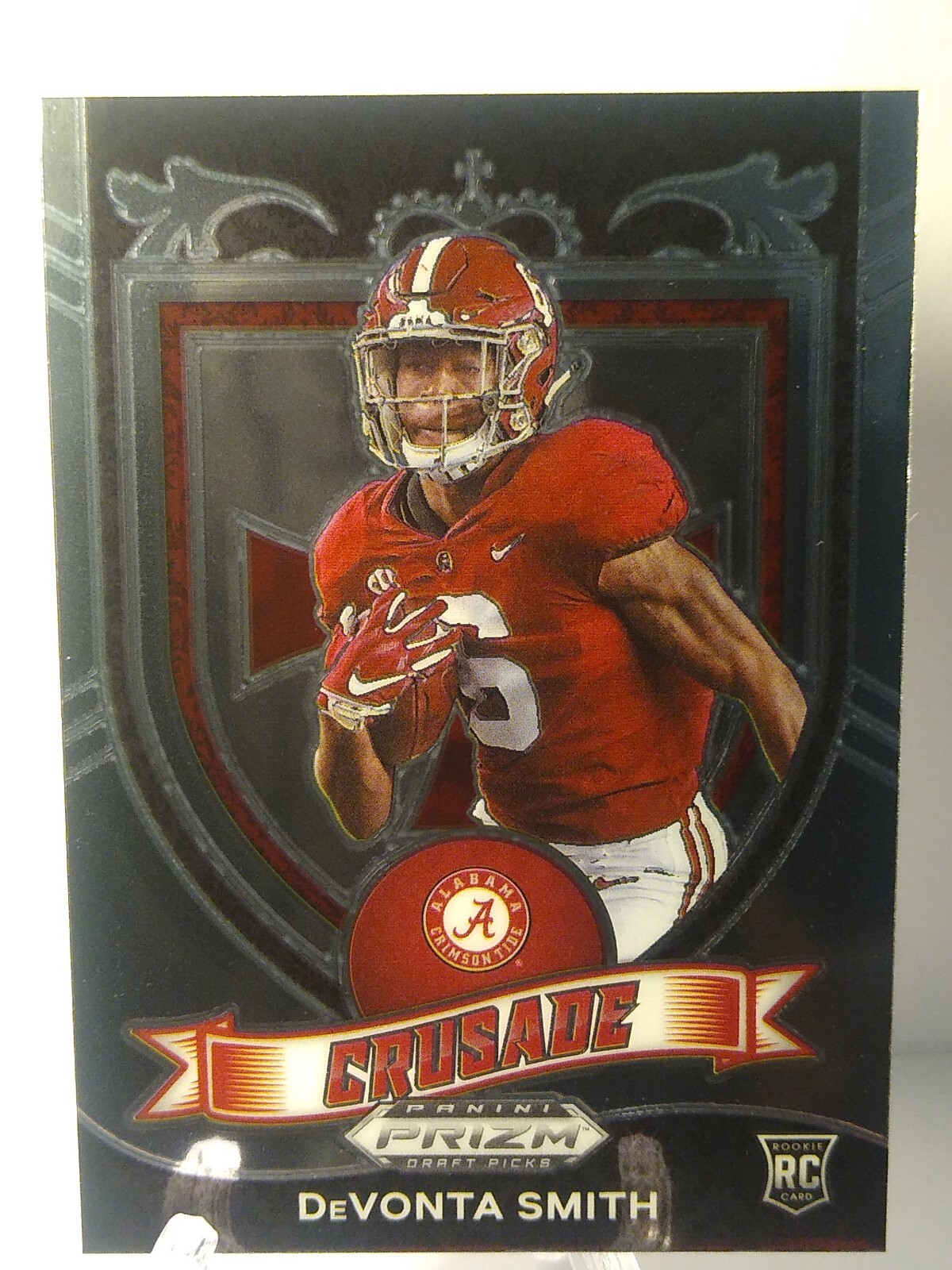 2021 Panini Prizm Draft Picks DeVonta Smith Crusade RC #165 Eagles