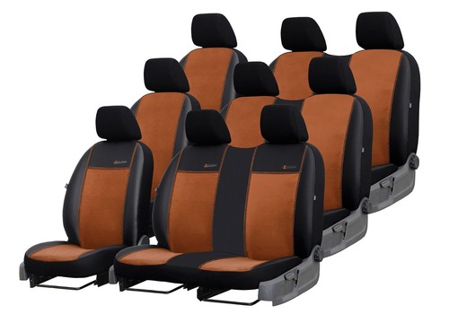 FORD TOURNEO CUSTOM 9 SEAT 2014-2017 ART LEATHER & ALICANTE TAILORED SEAT COVERS - Picture 11 of 22