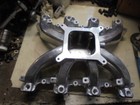 Aluminum Intake SBC LS Rectangular Port POLISHED IHRA NHRA IMCA WISSOTA Rat Rod