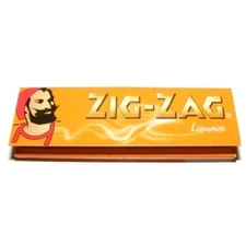 ZIG ZAG ROLLING PAPERS LIQUORICE Single Wide Multi Pk DISCOUNTS USA SHPD