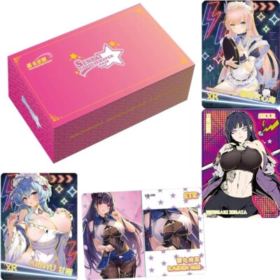 NEU Senpai Goddess Haven 4 Anime Waifu 19 Pack Booster Box Factory Sealed