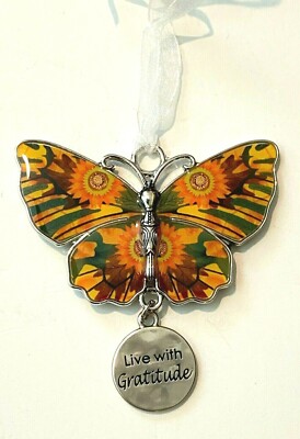 Details about s 1x BUTTERFLY CAR CHARM mirror ornament inspirational message Ganz Details about s 1x BUTTERFLY CAR CHARM mirror ornament inspirational message Ganz