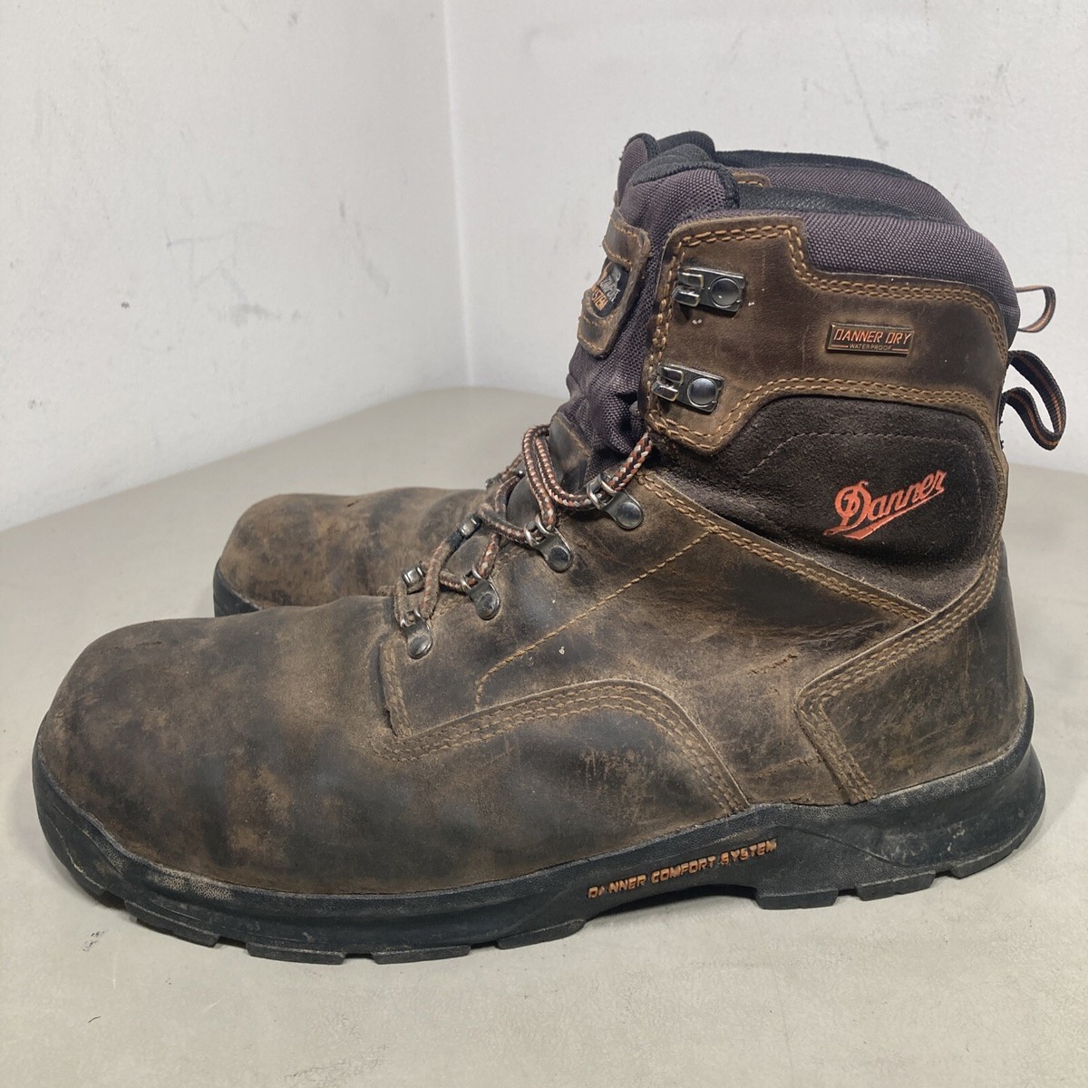 DANNER® CRAFTER BROWN WATERPROOF WORK BOOTS 12 Amazon.com | Danner Crafter 2.0 6 main image 2