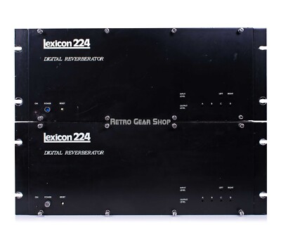 Lexicon 224 Digital Reverberator LARC Remote 224X 224XL Vintage