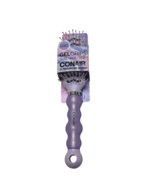 Conair Gel Grips Vent Hair Brush, Color May Vary 1 ea
