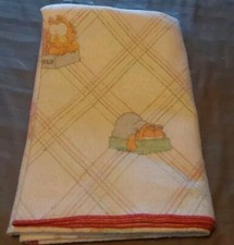 VTG Garfield The Cat Blanket 1978 Jim Davis Approximately 60"X90"