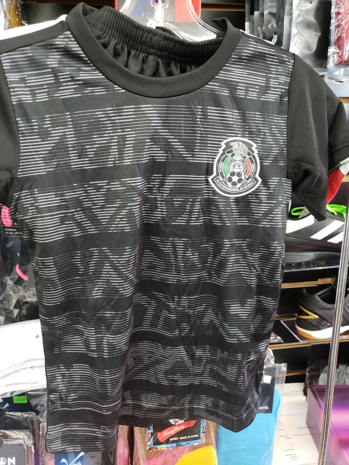 Mexico black soccer jersey