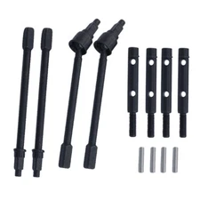 Front Rear Axle Drive CNC Shaft Set Upgraded Parts For 1/18 Axial UTB18 Capra RC
