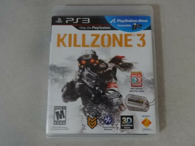 EUC Killzone 3 Sony Playstation 3 PS3 Game Complete Free Ship