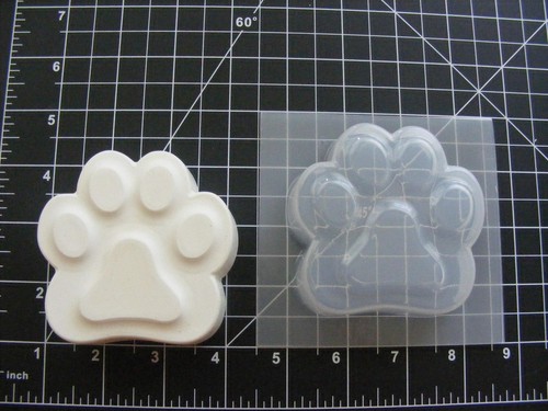 Paw Print Mold, Bath Bomb Mold, Soap Mold, Chocolate Mold, Craft Mold - Picture 2 of 9