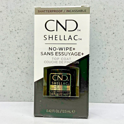 CND Shellac NO-WIPE+ TOP COAT 0.42 oz / 12.5 ml