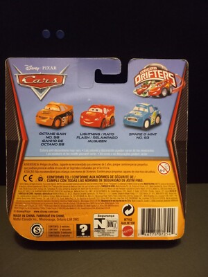 Disney Pixar Cars Micro Drifter Lightning McQueen, Octane Gain 58