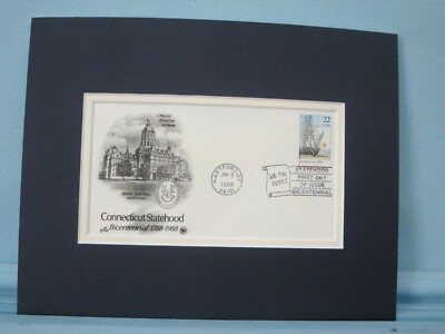 Connecticut & the First Day Cover of 200th Anniversary of Connecticut Statehood