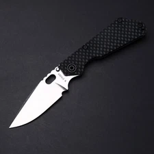 Strider Knives SnG DGG - Black G10 & Ti / Stonewashed MagnaCut Blade