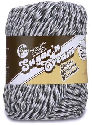 Spinrite 102022-22042 Sugar'n Cream Yarn - Twists Super Size-Overcast