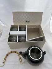 Koto Japanese Ceramic tea set 5 PC Teapot And 4 Cups New In Box