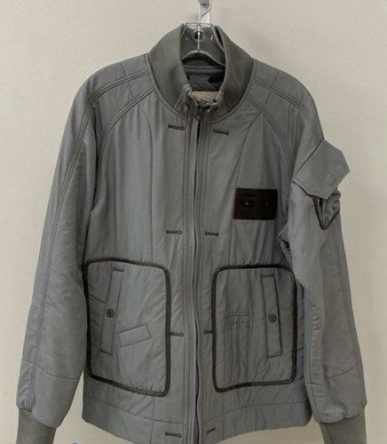G-Star Raw Gunmetal Gray Military Jacket Med g e liner over shirt Utility