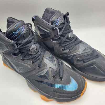 NIKE LEBRON XIII BLACK LION ANTHRACITE BASKETBALL SNEAKERS 807219