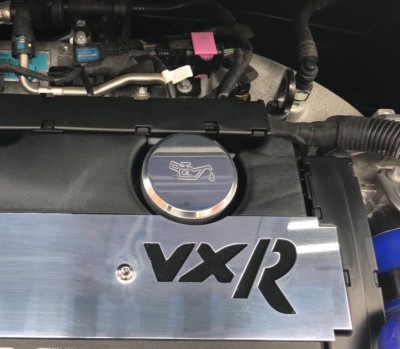 BADASS PERFORMANCE CORSA E & D Öldeckel VaXhall VXR Spiegel-Finish 1111
