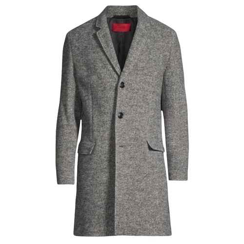 Hugo Boss Vintage Mens Cashmere-Wool Coat Jacket Size 56 XL | eBay