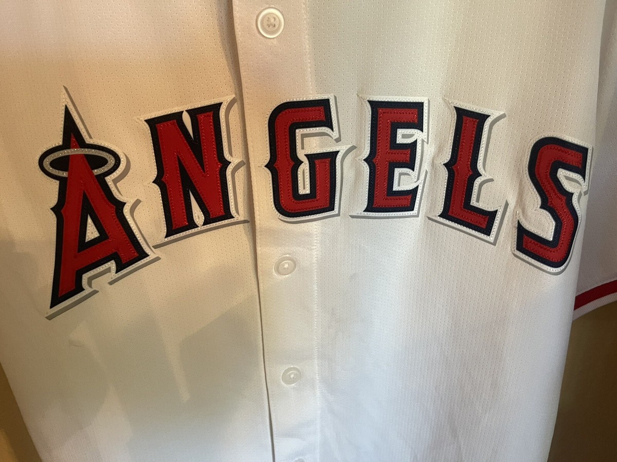 MLB Los Angeles Angels Baseball Embroidered Game Jersey Nike Dri
