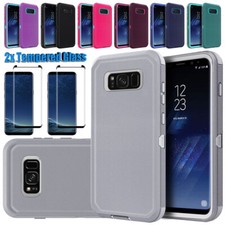 For Samsung Galaxy S8 S9 S10 Plus Phone Case Heavy Duty Cover / Screen Protector
