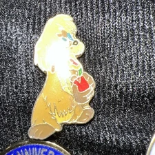 RARE Disney The Black Cauldron Gurgi Holding An Apple  HTF Pin from 1985 PP 5032