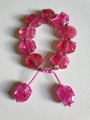 Lola Rose Tyler Armband. Hot Pink Bergkristall. Neu