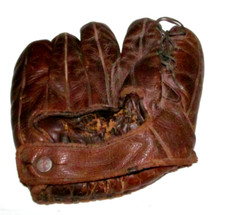 Vintage Wilson Professional Model 615 Brown Leather Baseball Glove Good Cond. 