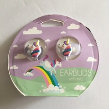 Unicorn Earbuds With Mic