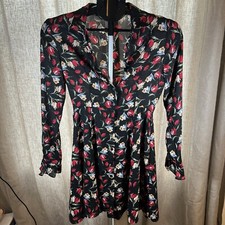 Zara Floral Shirt Dress Fit And Flare Size XS Preowned