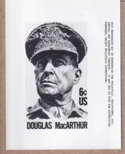 post office dept press publicity photo 6c Douglas MacArthur stamp Scott 1424